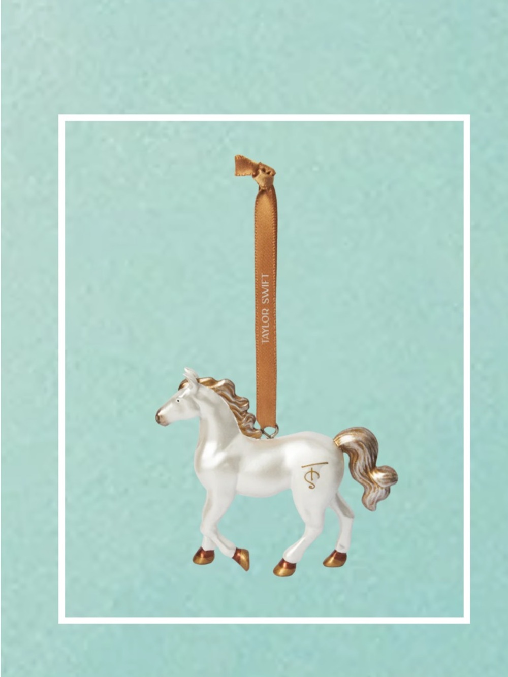 Taylor Swift Fearless White Horse Ornament